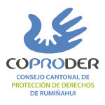 Gobierno autónomo descentralizado enfocado a alcanzar el desarrollo integral del cantón Rumiñahui. COPRODER es el Consejo Cantonal de Protección de Derechos de Rumiñahui.